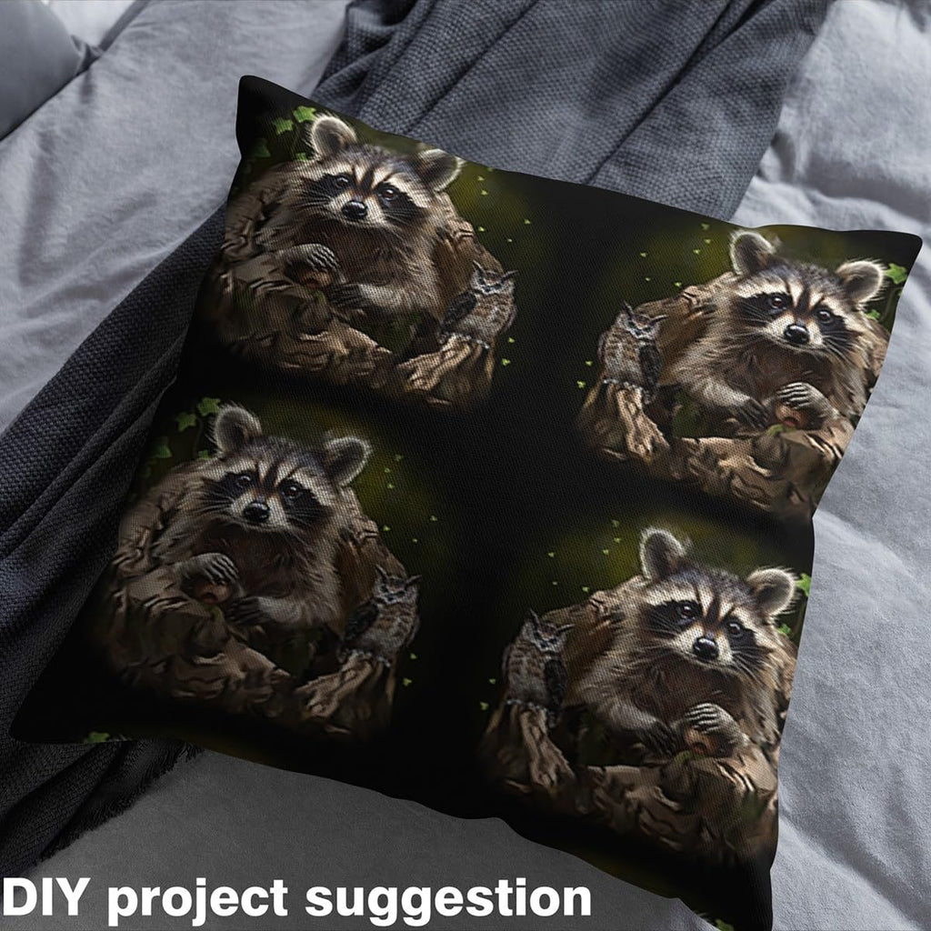 Raccoon Fabric by The Yard Soft 5 Yard