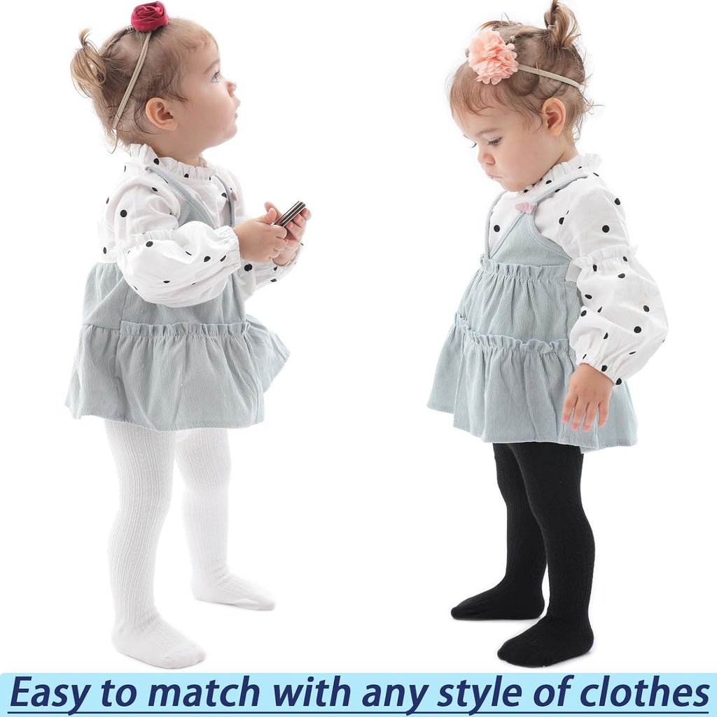 Baby Tights Cable Knit Leggings Seamless Cotton Stockings Pantyhose