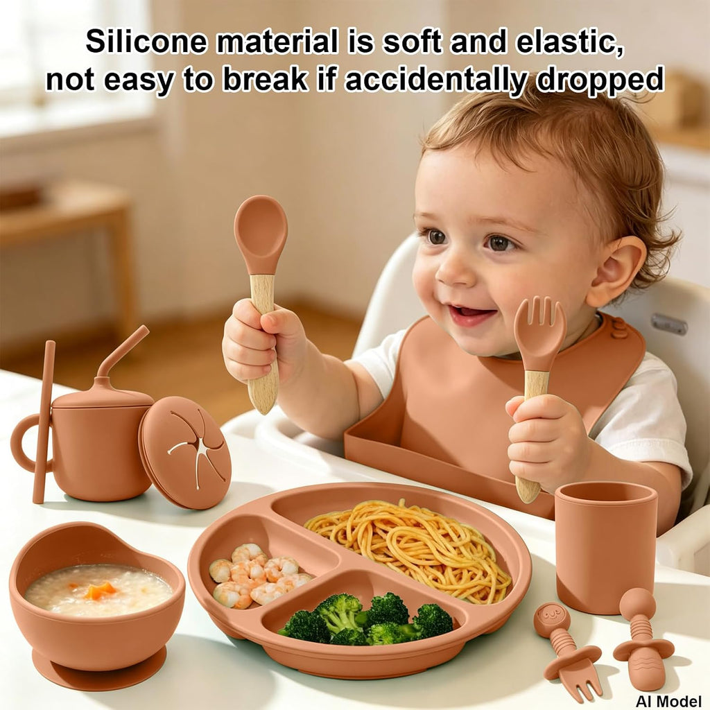 Feeding Set 9 Pcs, Baby Led Weaning Supplies