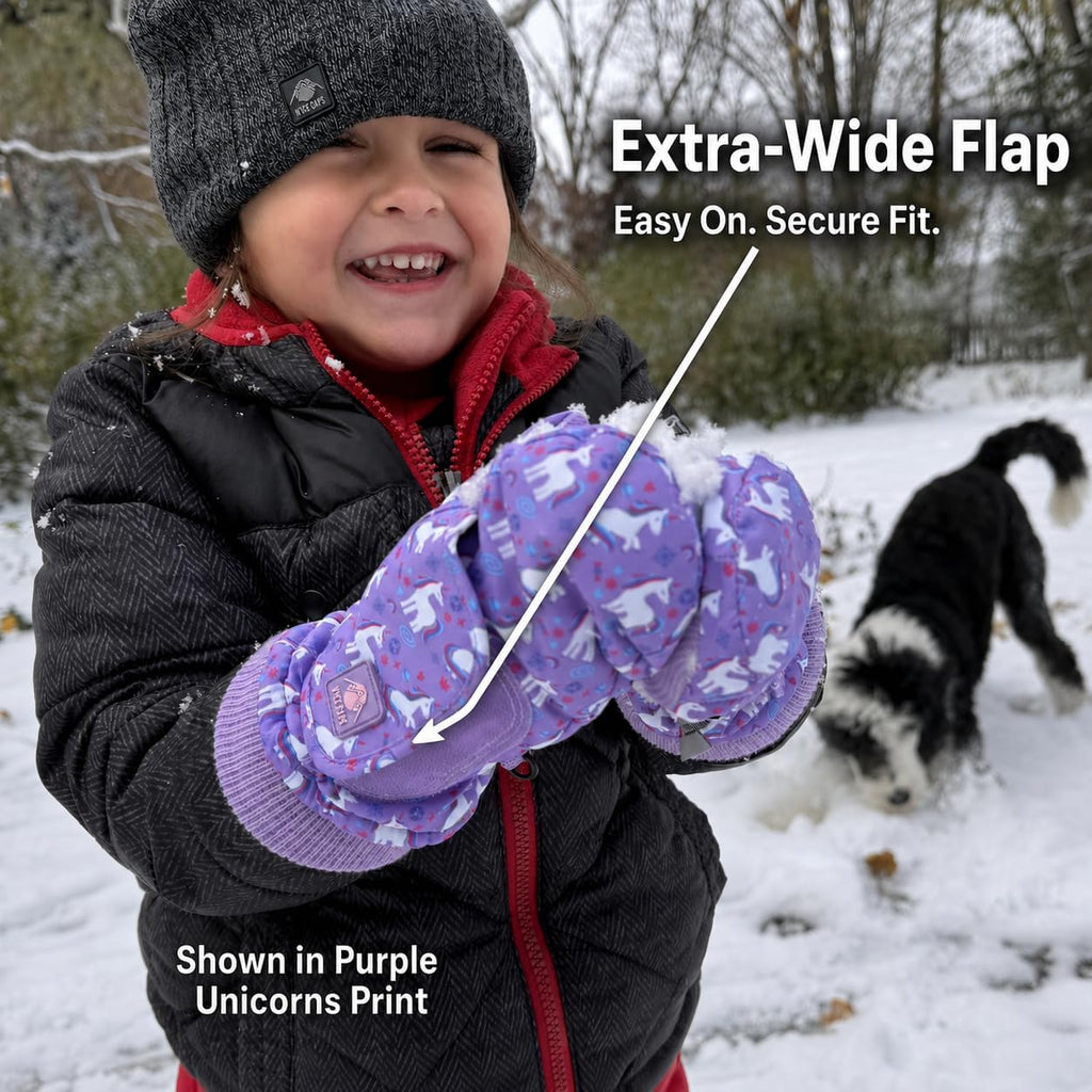 Kids Waterproof Snow Mittens Cold Weather Thinsulate Insulated