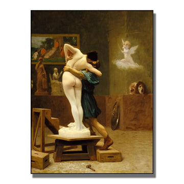 Jean-LéOn Gerome Poster - Pygmalion And Galatea Canvas Wall Art - Reproductions of Famous Paintings - Renaissance