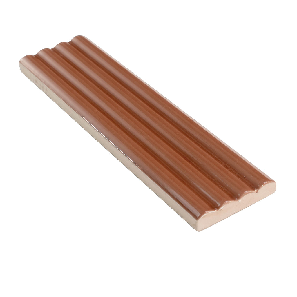 Subway Ceramic Tile Red 2x8 Glossy 5.38 sq ft/case 50-Pack