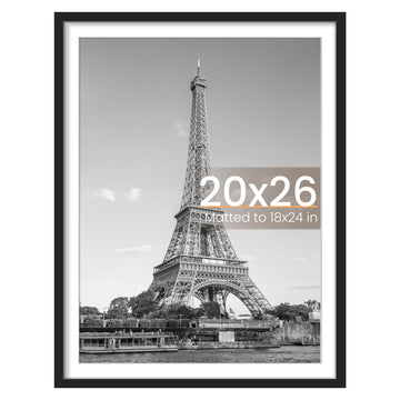 20x26 Picture Frame, Wall Decor Poster Frames, Black 1 Pack