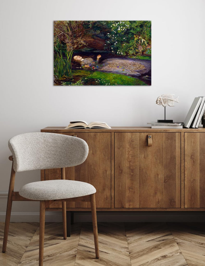 Ophelia Canvas Wall Art, Gallery Wrapped, 18x12