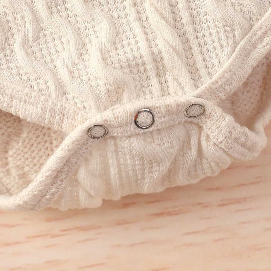 Toddler Baby Girls Boys Twist Knit Sweater Shirt Top and Pants Cotton Warm Clothes Winter (, T-Apricot)