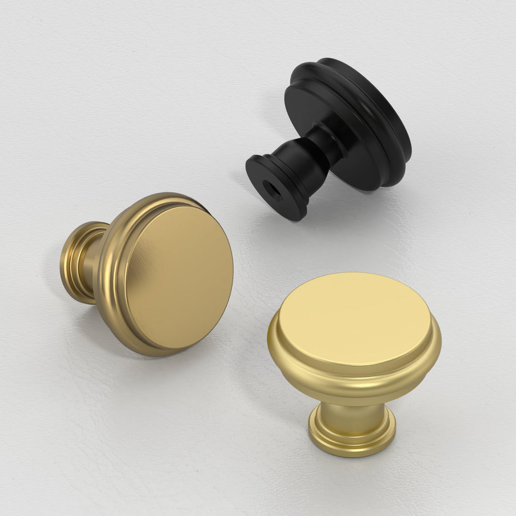 2 Pack Brushed Gold Cabinet Pulls Heavy-Duty Solid Kitchen Cabinet Handles Gold Dresser Drawer Hardware s Cabinets