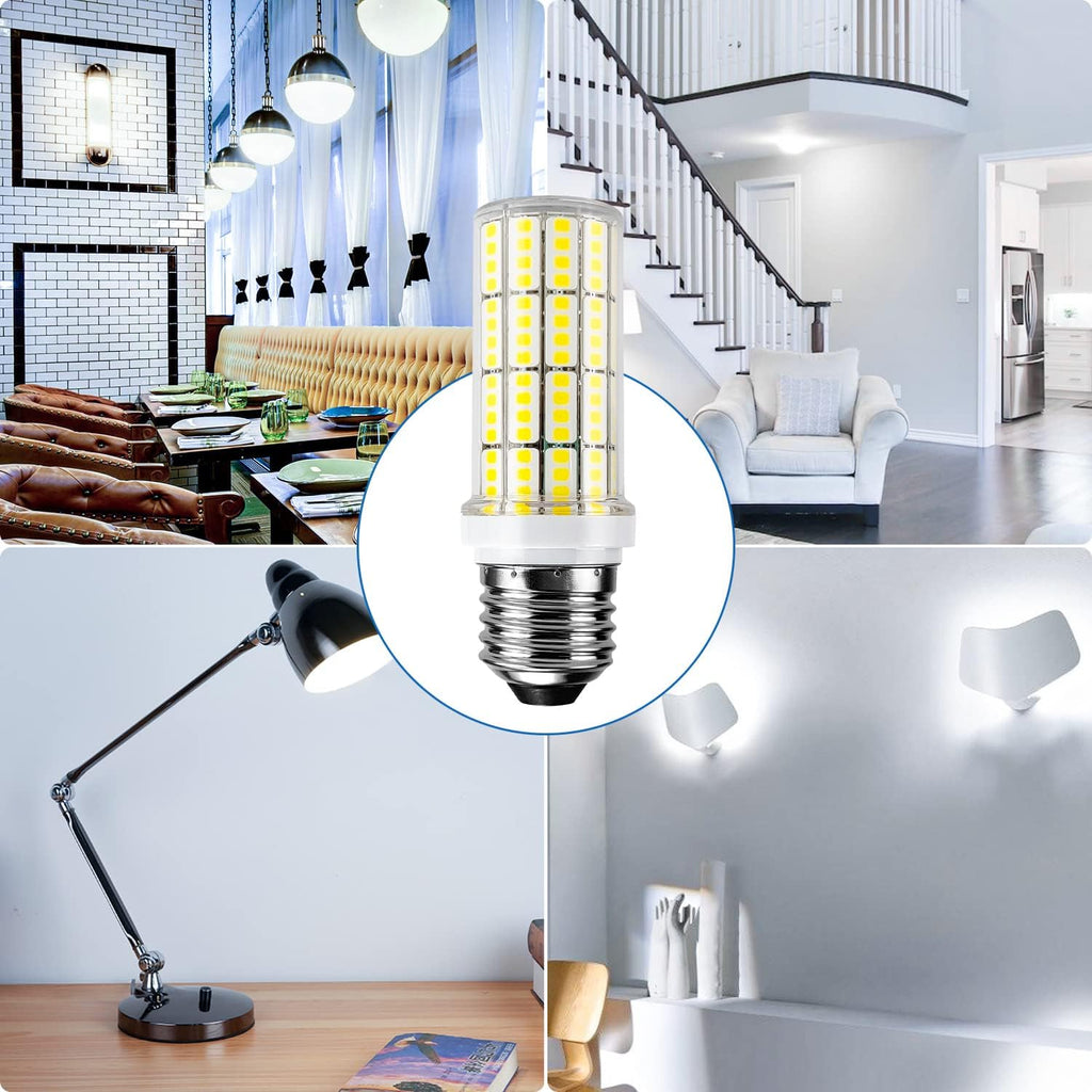 LED Corn Light Bulb 200w Equivalent 2500 Lumen 5000K Cool Daylight White 20W E26/E27 Base Ceiling Fan Led Light Bulb