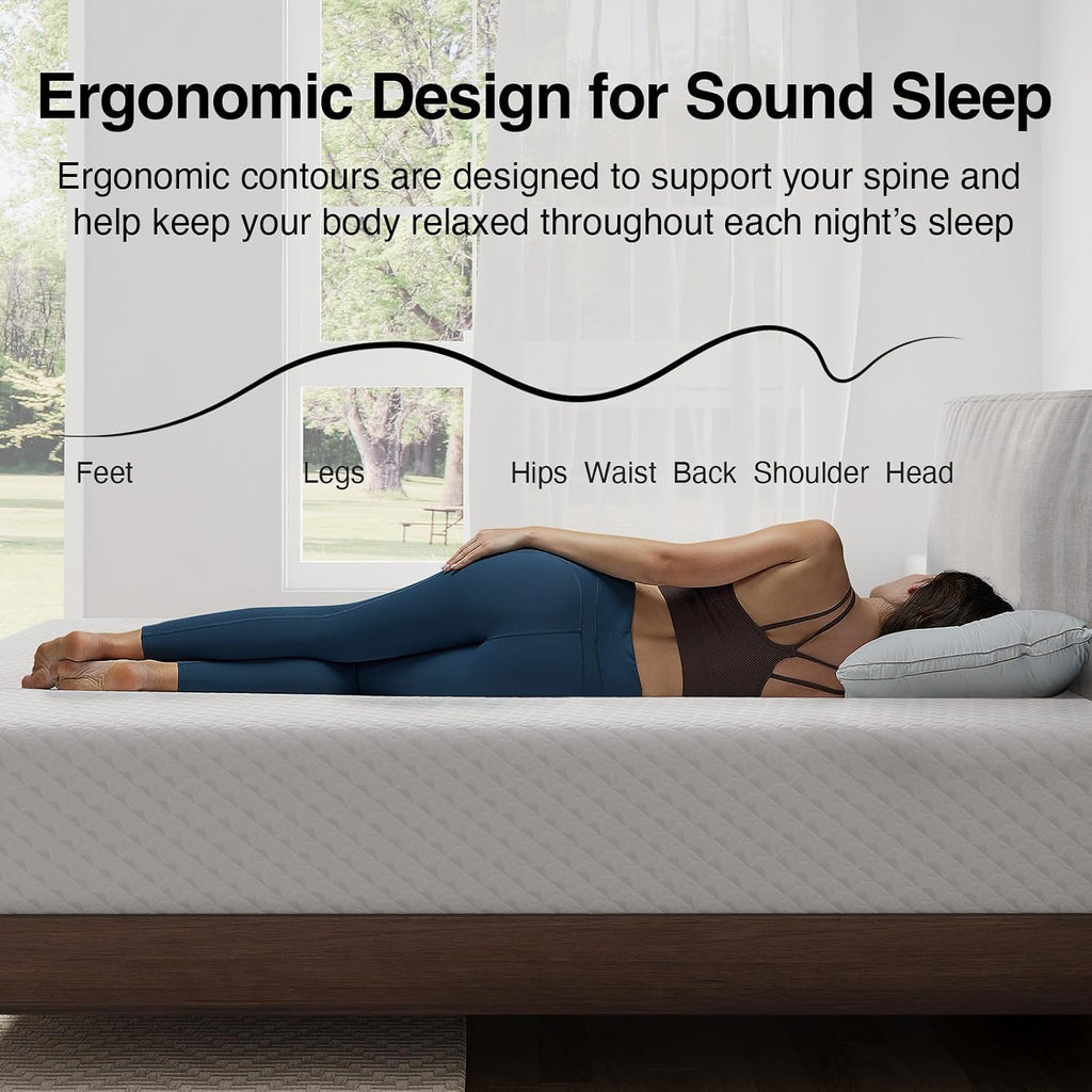 Full Mattress 12 Inch, Full Size Memory Foam Mattress | for Contouring Support & Pressure Relief, Motion Isolation &