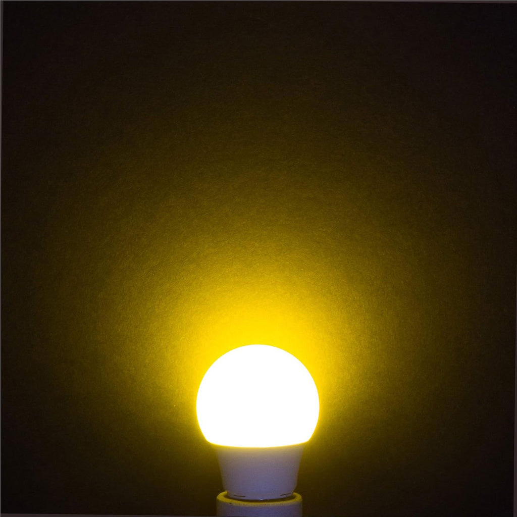 LED Bug Non-Attracting A15 Yellow Bulb ETL Listed 7W, 4 Pack