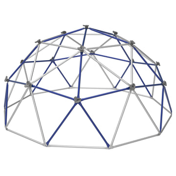 Free-Standing Powder-Coated, UV Resistant Steel Jungle Gym Climber, Blue