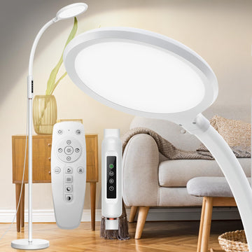 LED Standing Floor Lamp 15000 Lux Dimmable with Remote