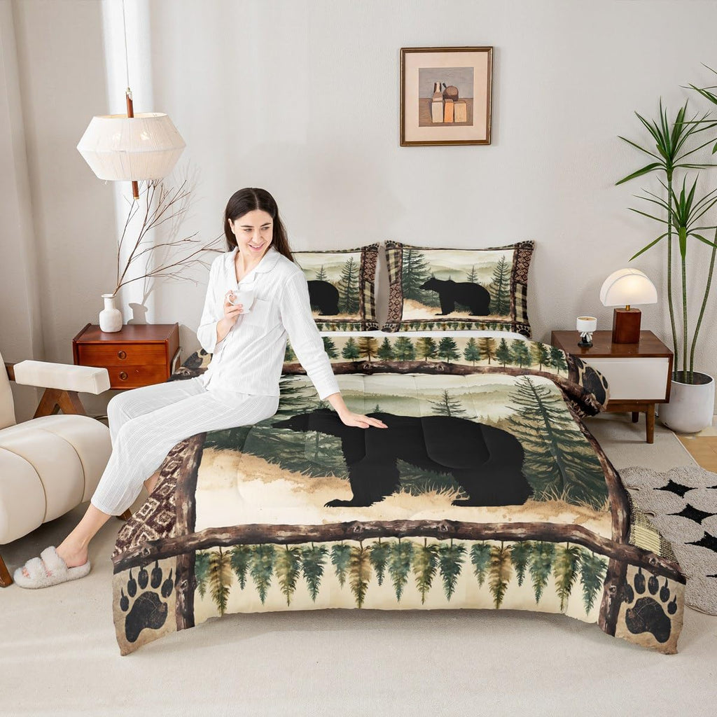 Nature Wildlife Bear Duvet Quilt