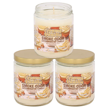 13 oz Jar Candles Creamy Vanilla, (3)