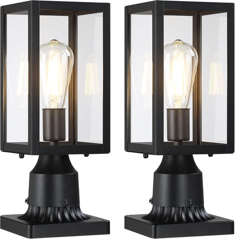 Outdoor Post Lights with Pier Mount Base
