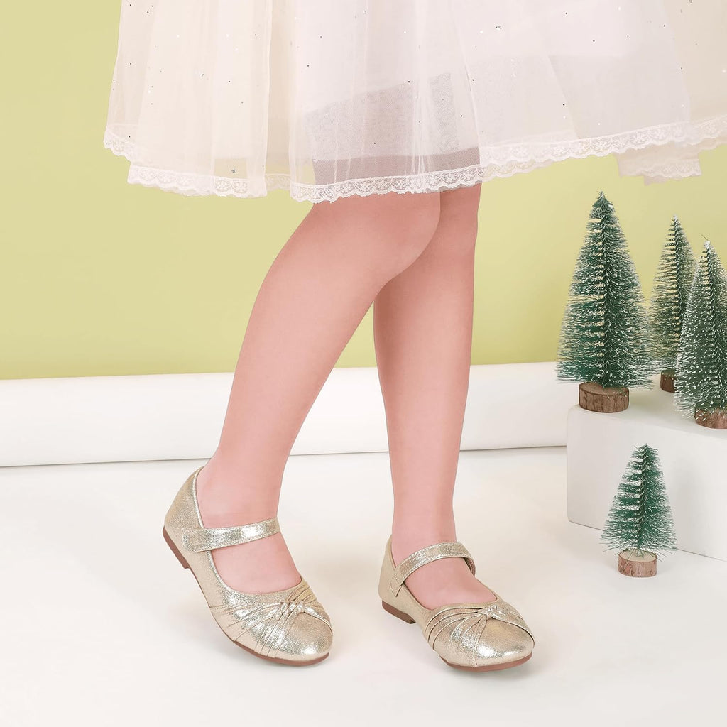 Flower Girls Dress Shoes Mary Jane Ballet Flats