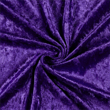 Panne Velvet Velour Purple, Fabric by the Yard