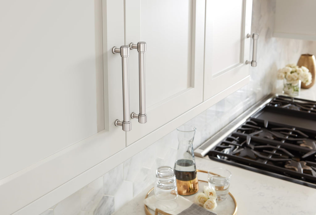 3-3/4" Faircrest Polished Nickel Drawer Pull