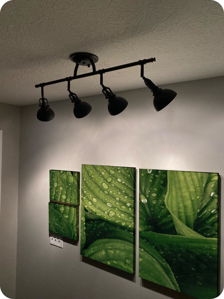 Broadway 30" Modern Industrial 4-Light Fixed Track Lighting Kit