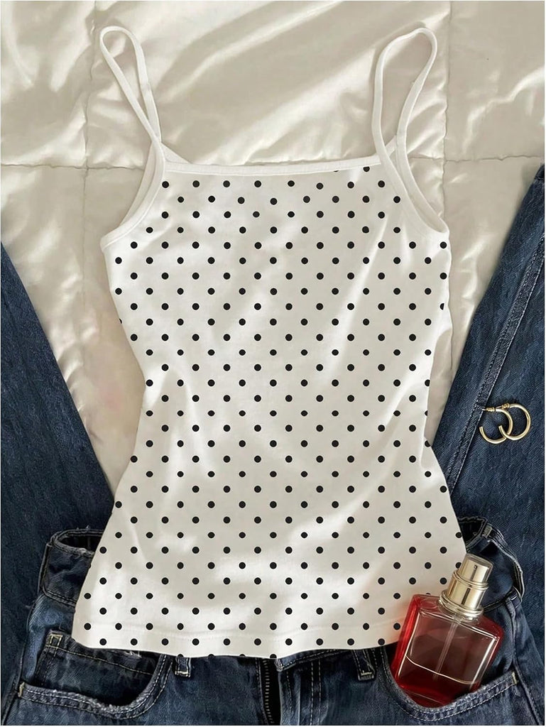 Girl's Striped Cami Tops Spaghetti Strap Tank Top Summer Camisole