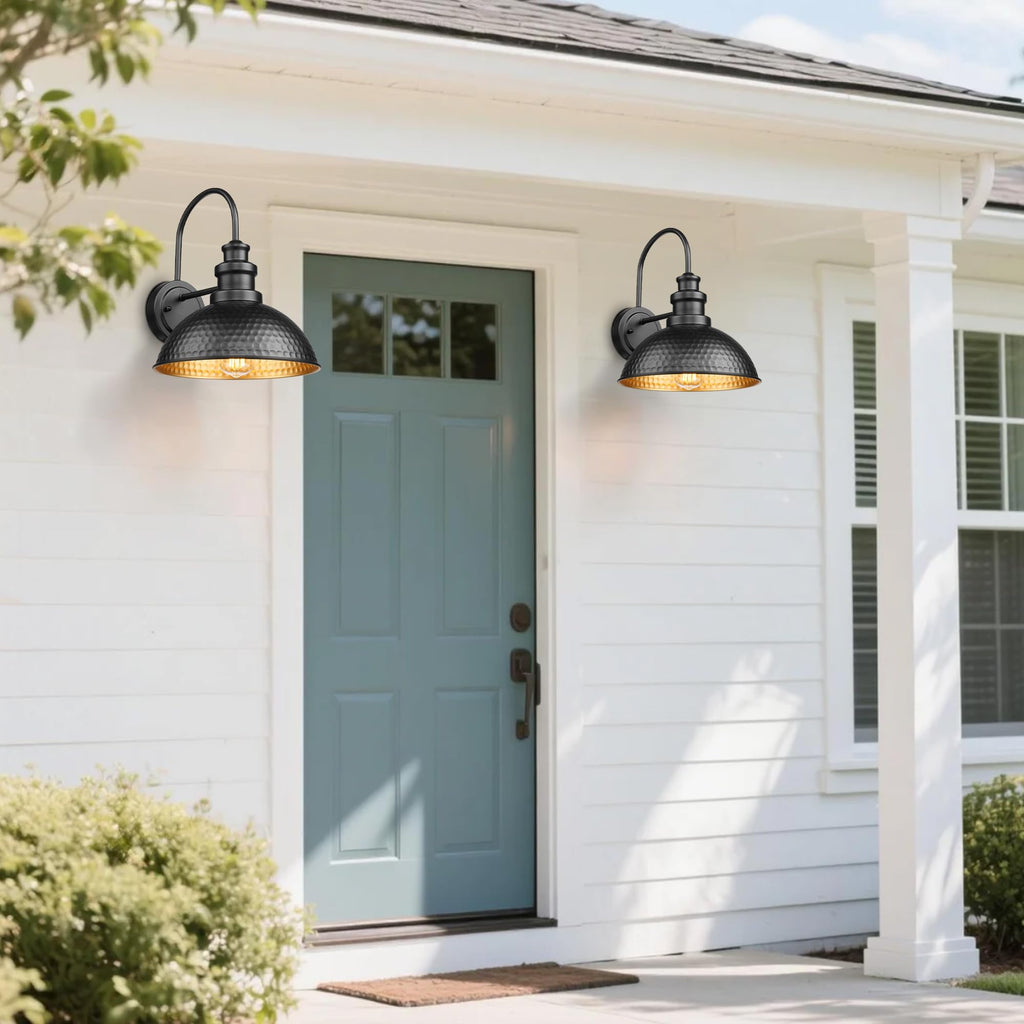 Outdoor Farmhouse Barn Lights, Weather Resistant Outdoor Wall Sconce, Exterior Wall Lights, Front Door Mounted