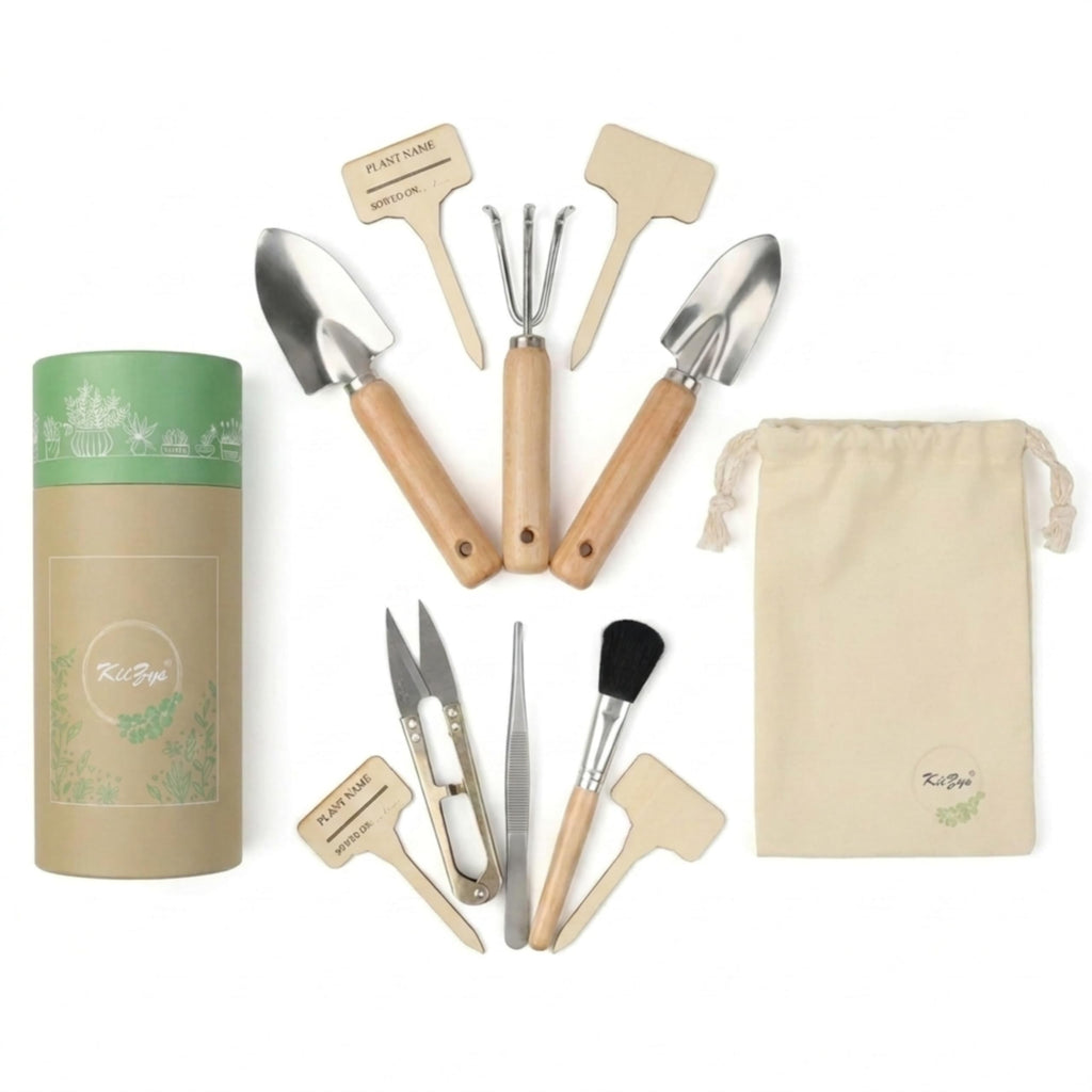 Indoor Garden Tools for Gardening - 12-Piece Small Garden Tools Set - Indoor Gardening Gifts for Women - Mini Hand
