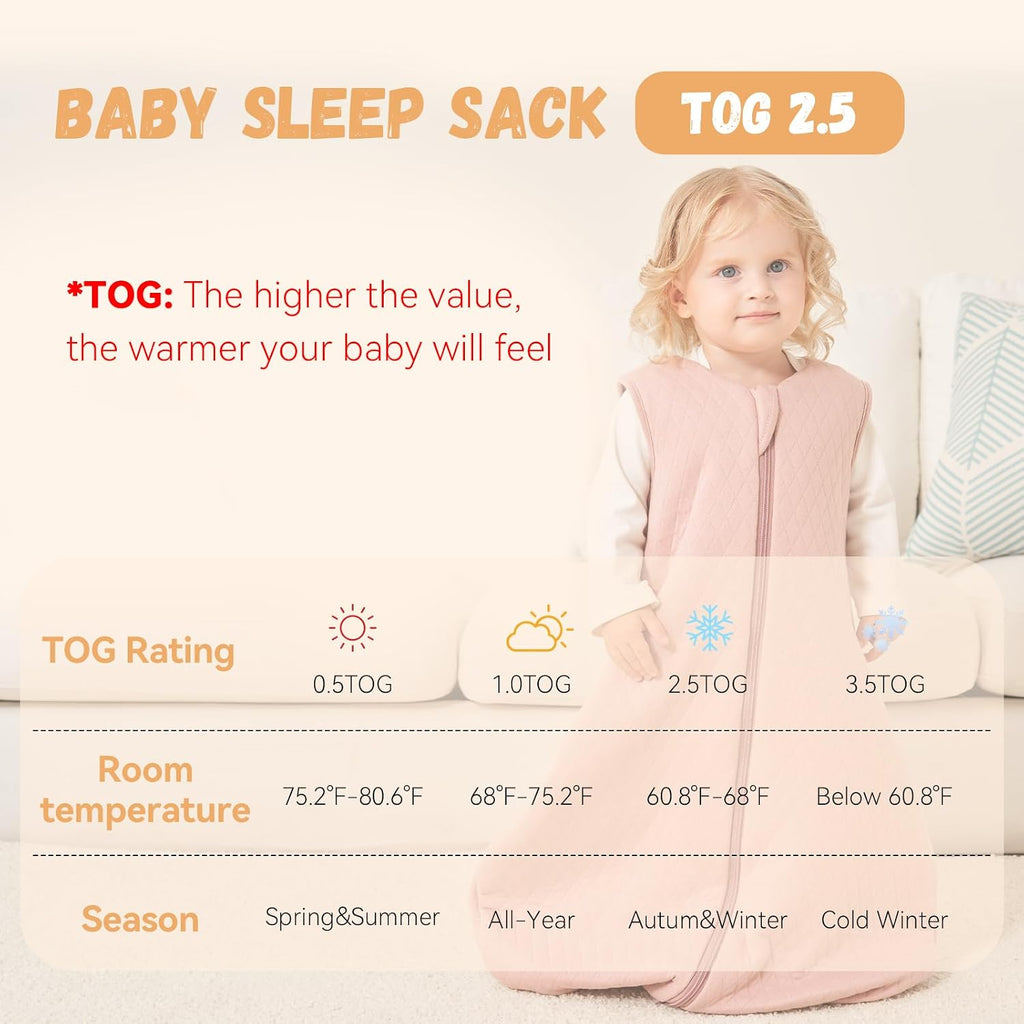 Baby Sleep Sack TOG 2.5 Winter Baby Wearable Blanket