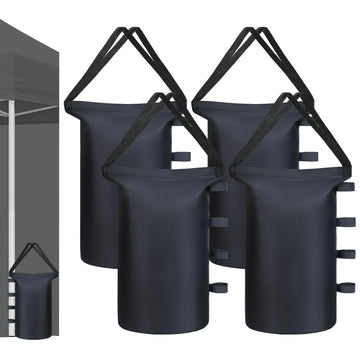 Tent Weight Bags 240 lbs, Heavy Duty 1680D Canopy Weights Sand Bags for Canopy Legs, Outdoor Sandbag Weights for Sun