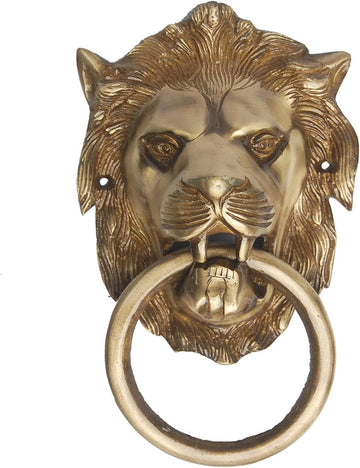 Lion Door Knocker in Antique Finish