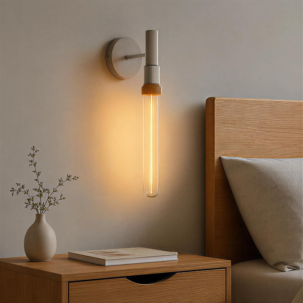 Long Tube LED Light Bulbs T6 E12 Candelabra Bulb 40 Watt Dimmable