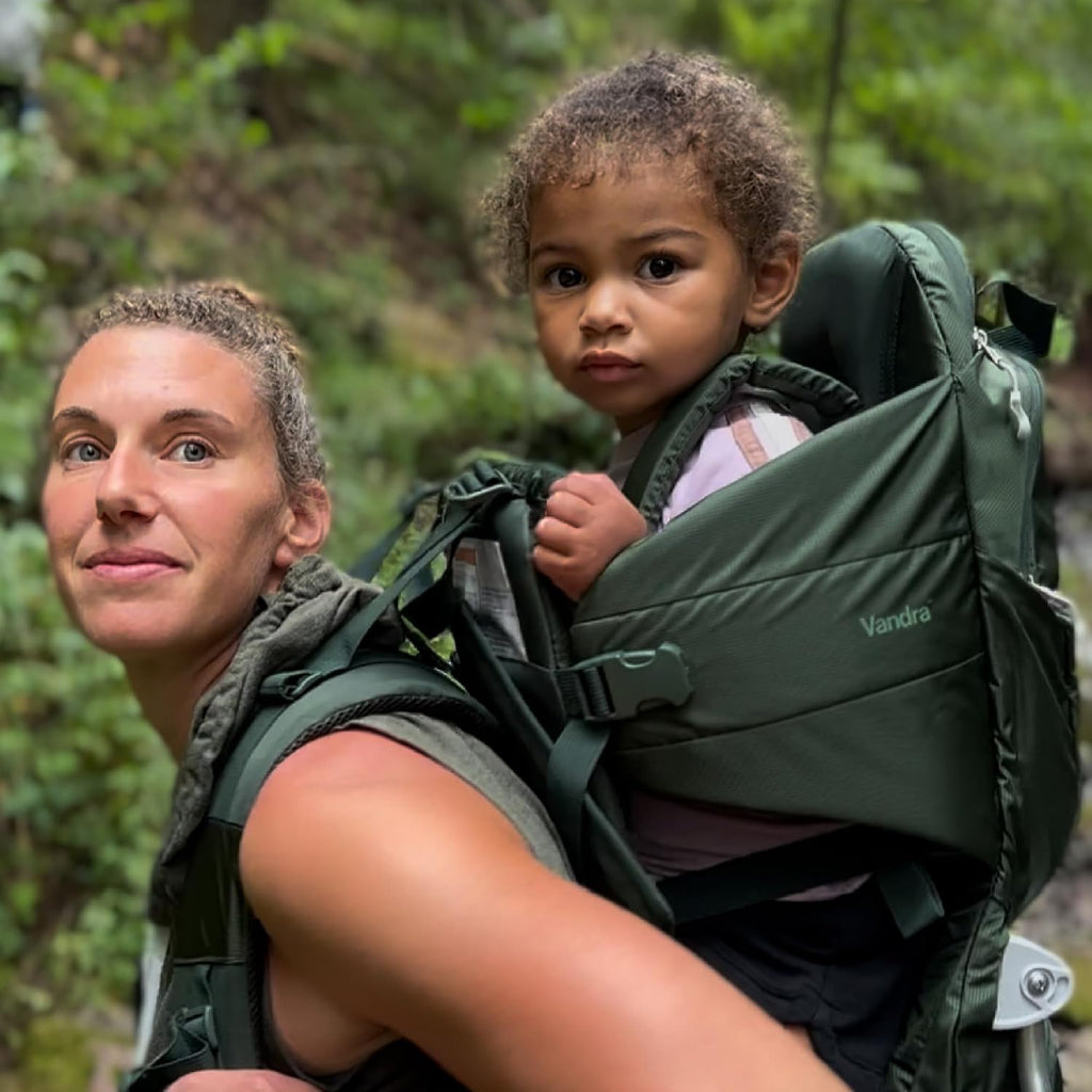 TM Forest - Scandinavian Hiking Baby Carrier Backpack - Gravity LockTM Hard-Shell Frame - Nest Child Carrier