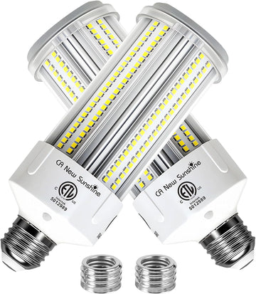 1000W Equivalent LED Corn Light Bulb,2-Pack 100W 15000LM 5000K Daylight White, E26/E39 Base, High Brightness LED