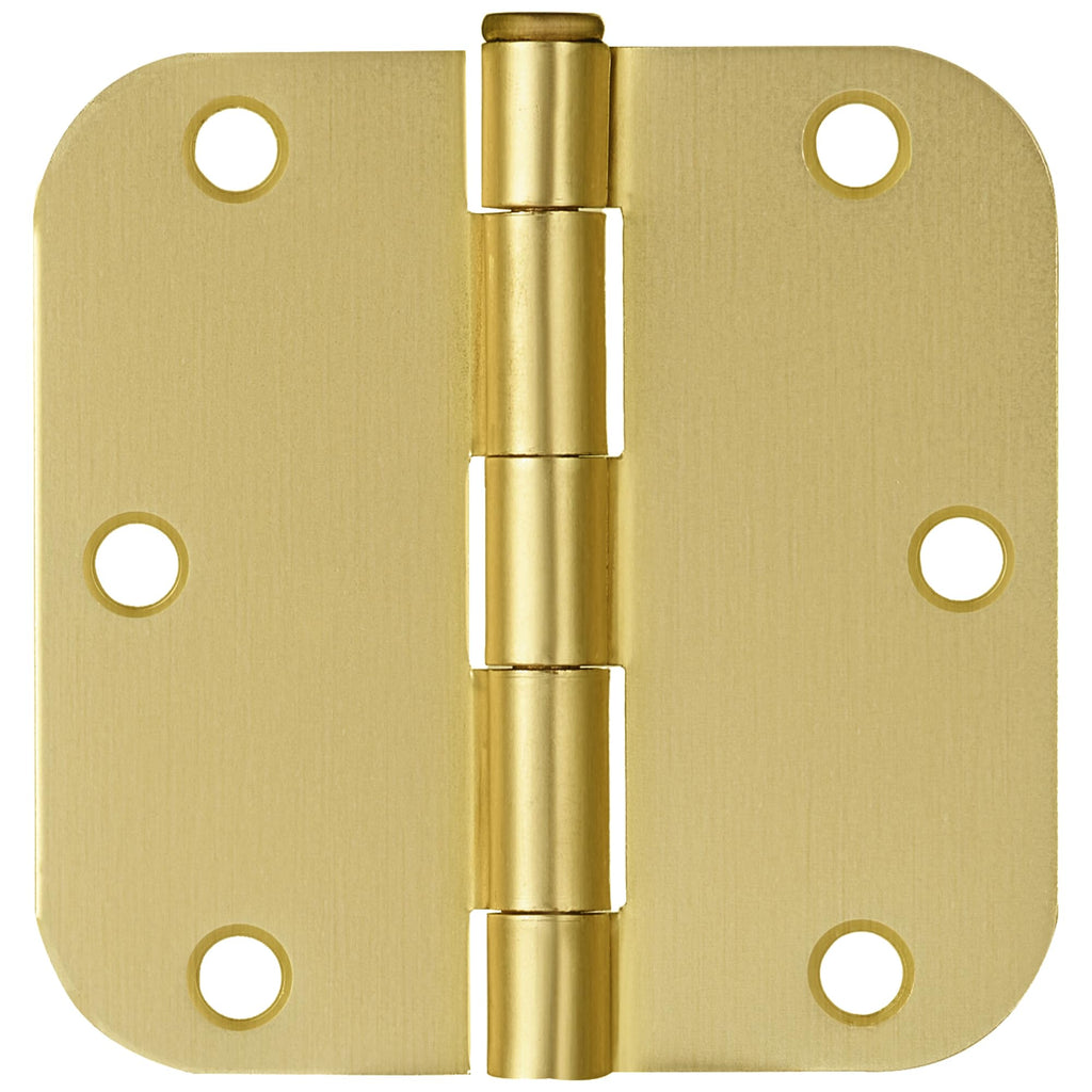 Interior Door Hinge, 3.5", Satin Brass
