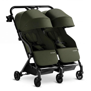 Lithe Double Stroller, Lightweight Side by Side, Infant & Toddler
