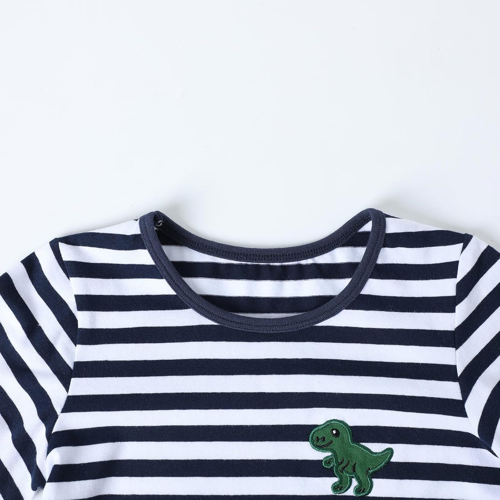 Boys T Shirts 3 Pack Toddler Boys Graphic Tee Shirts Cotton Short Sleeve Crewneck Tops for Little Boys