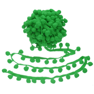 Pom Trim Ribbon 9yd 1" Wide Ball Fringe Sewing Fabric for DIY