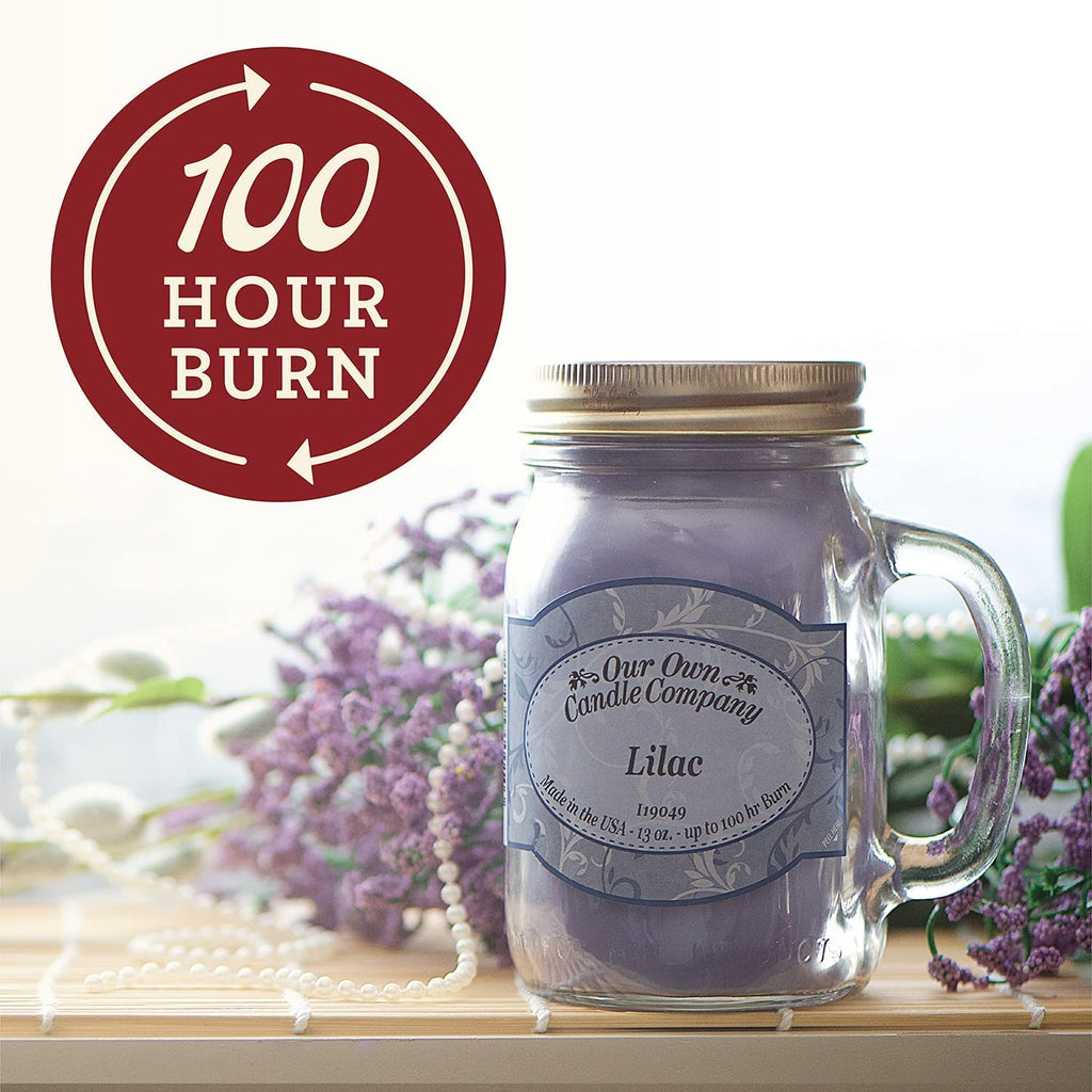 Fresh Linen Candle, Soy Blend, 13 oz Mason Jar