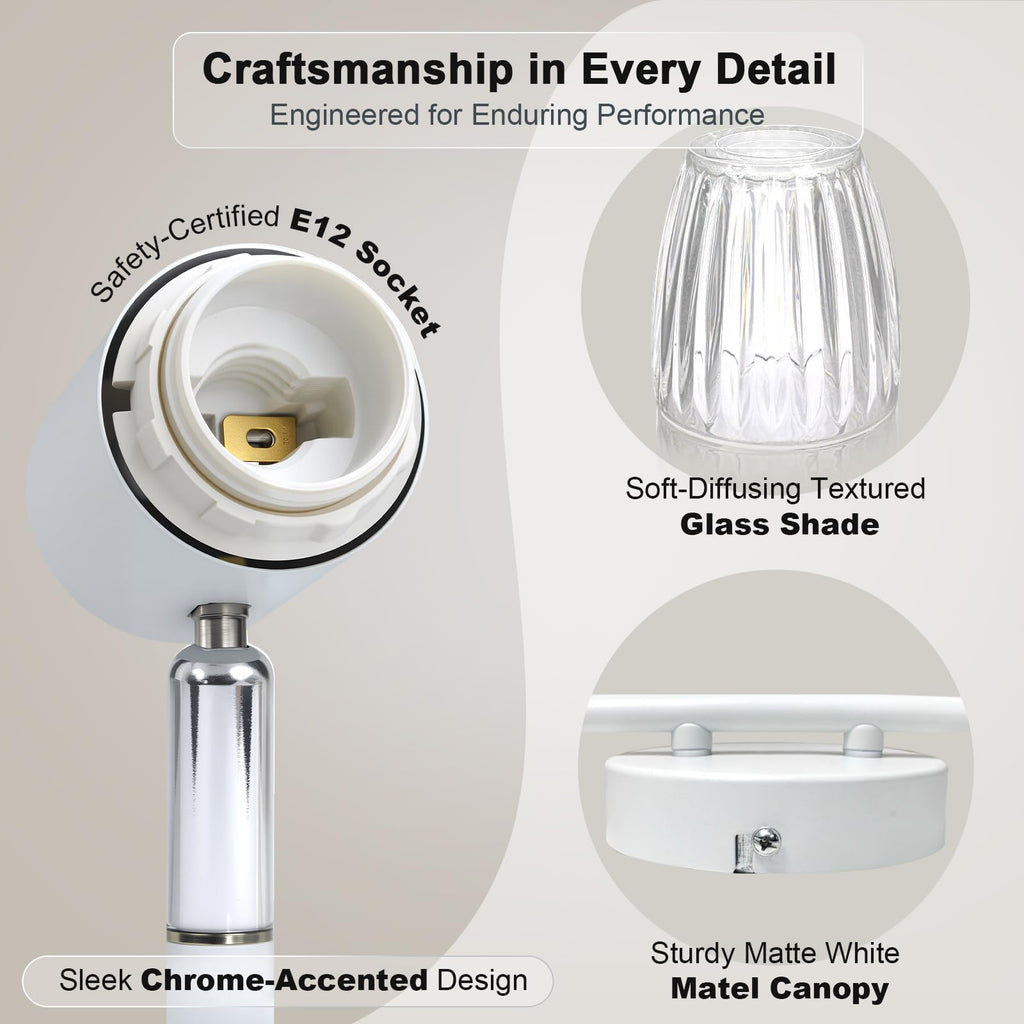 Track Lighting, Flexible Modern Ceiling Light Fixture White