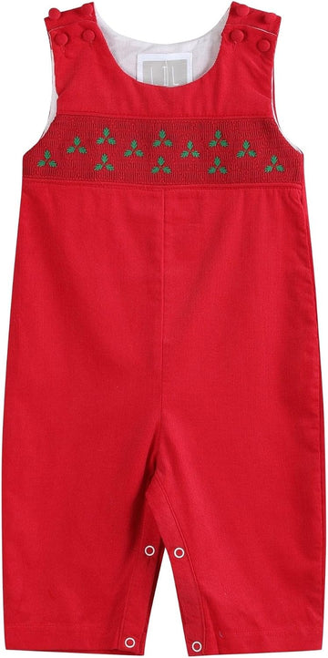 Baby Boys and Toddler Christmas Overalls