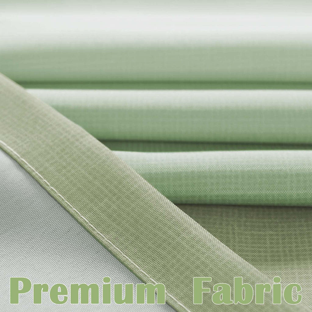 Extra Long Green Shower Curtain 70x84 inch12 Hooks
