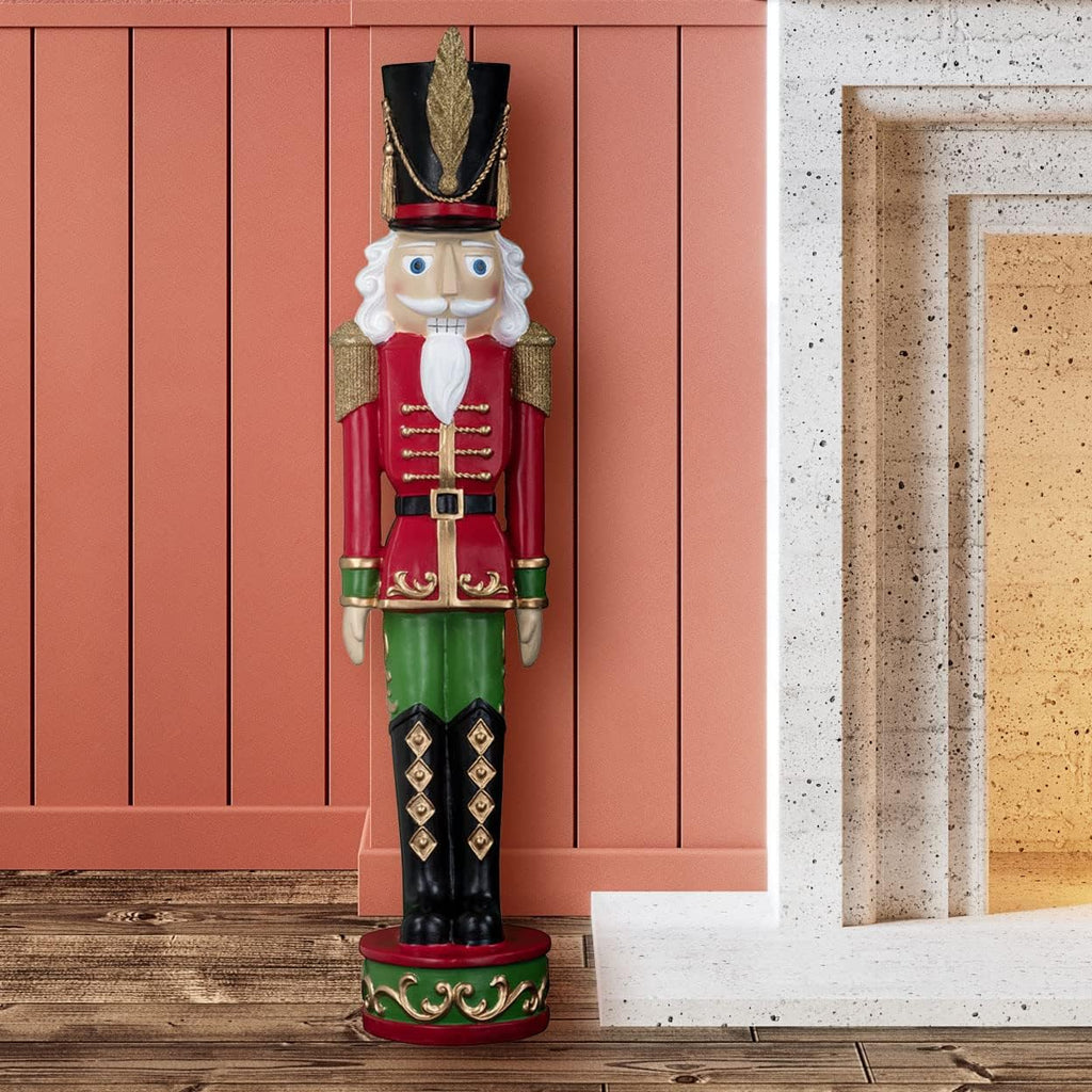Christmas Nutcracker - Classic Red and Green (37 Inch) - 1