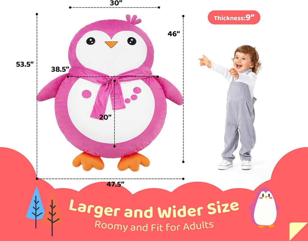 Bean Bag Chair for Kidsbean Bag Playroom Living Room Pink
