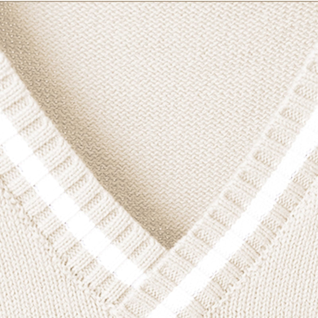 Sweater Vest Cable Knit V Neck Knitted Uniform Toddler Kids Girls Clothes Dress Vests White 3 to