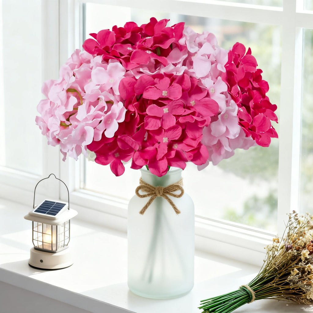 50 Pcs Faux Pink Mix Artificial Bulk Fake