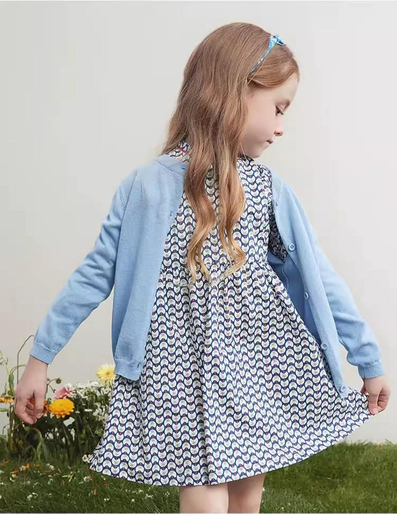 Cardigan Sweater School Uniforms Toddler Long Sleeve Button Knit Solid Sweaters Tops