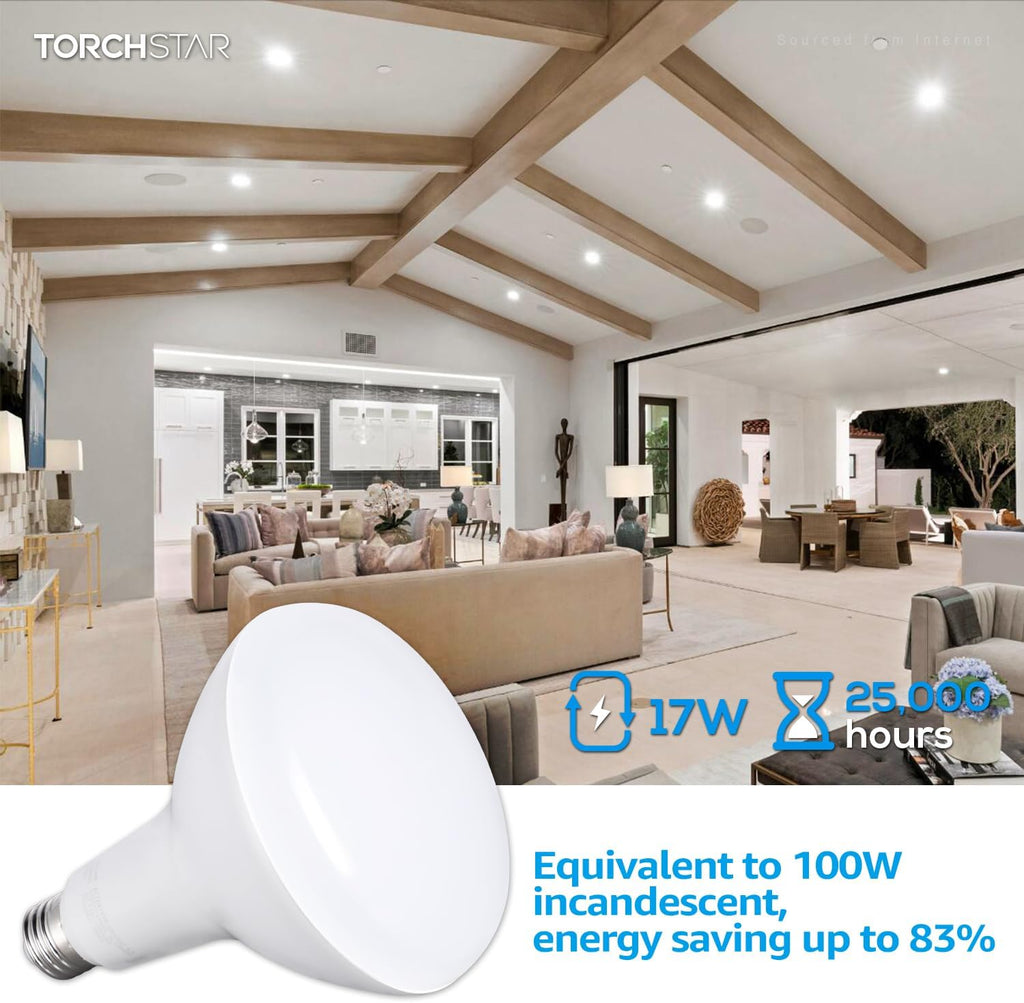 BR40 LED Light Bulbs Indoor Flood Light Bulbs 4000K