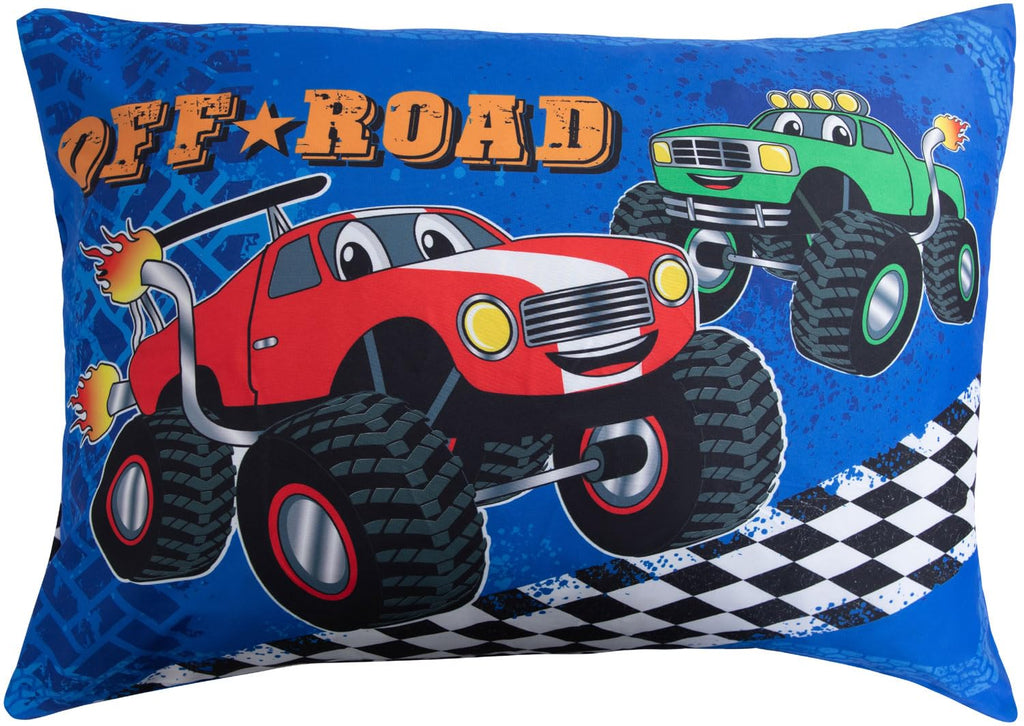 Monster Trucks Bedding Toddler Bed Sheets - 2-Piece Toddler Bed Sets for Boys Crib Size, Fitted Crib Sheet & 20x30