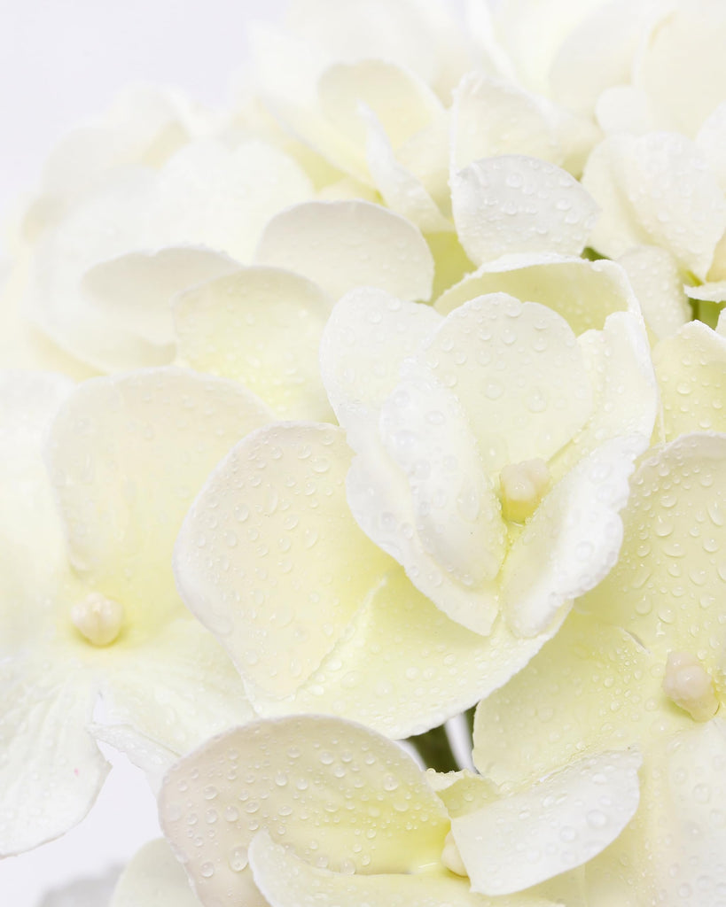 3Pcs White Artificial (Ivory White)