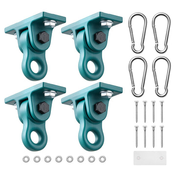 Swing Hangers, 4 Pack Heavy Duty Swing Brackets, 5000 lbs Capacity, Screws Bolts Included, Smooth Dual Bearing