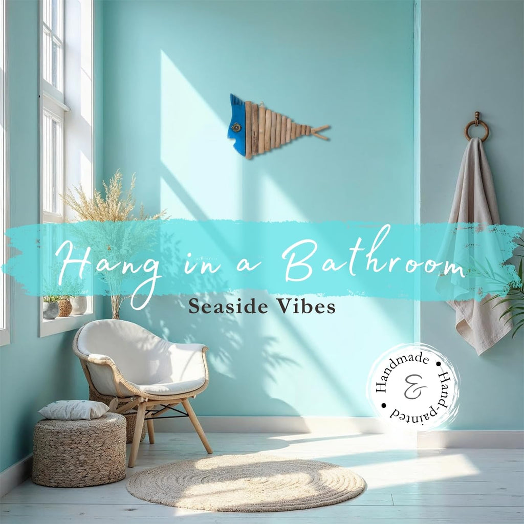 Driftwood Nautical Wall Decororation | Handmade Wooden Rustic Coastal Art