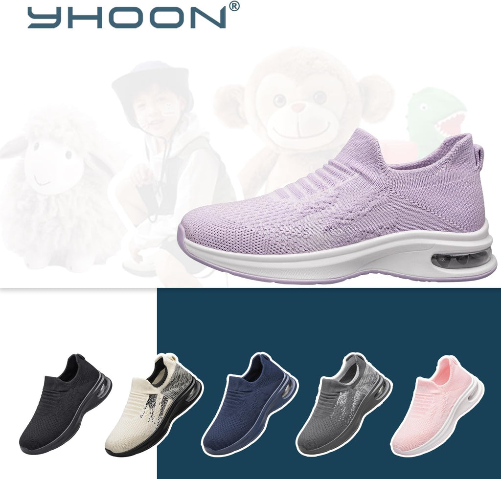 Kids Sock Shoes Boys Girls Sneakers Athletic Fitness Tennis Walking School Shoes for Toddler/Little Kid/Big Kid